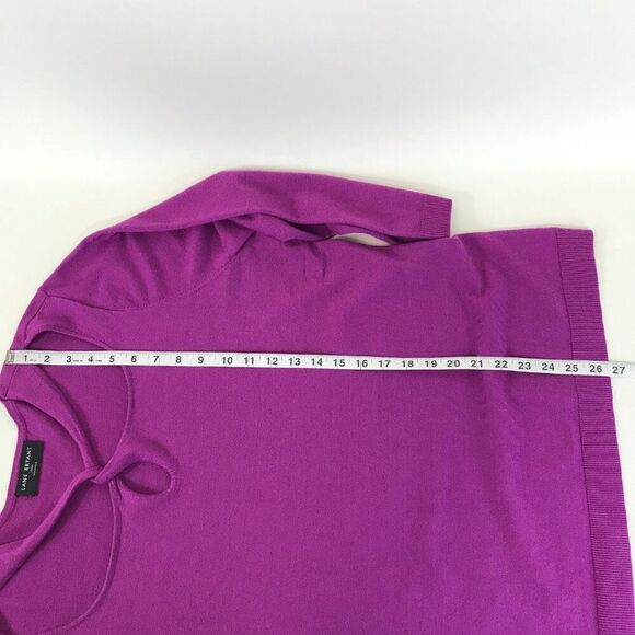 Lane Bryant Fitted 3/4-Sleeve Twist-Front Cutout Sweater Women's Plus Size 22/24 - Picture 8 of 12